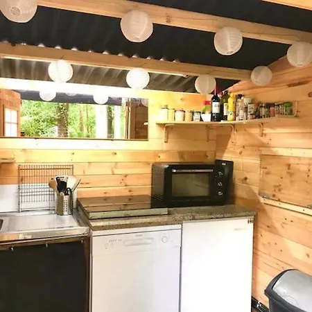 Chalet Tiny House Dans Les Bois A 10 Minutes De L'ocean *